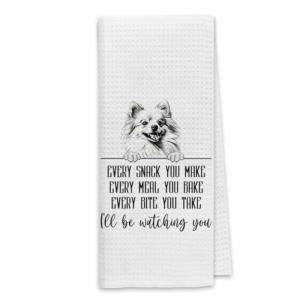 Pomeranian Dish Towels for Dog Lovers