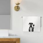 Funny Great Dane Wine Kitchen Towels for Dog Lovers