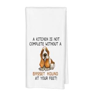 Basset Hound Kitchen Towels - Perfect for Dog Lovers