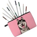 Siberian Husky Makeup Bag for Dog Lovers