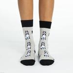 Husky Dog Socks for Women, Sizes 5-9