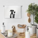 Funny Great Dane Wine Kitchen Towels for Dog Lovers