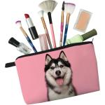 Siberian Husky Makeup Bag for Dog Lovers