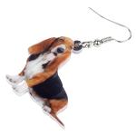 Basset Hound Dangle Earrings for Dog Lovers