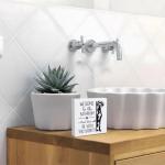 Funny Great Dane Wooden Bathroom Sign