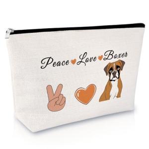 Boxer Dog Makeup Bag for Dog Lovers