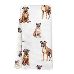 Boxer Dog Mom Kitchen Towels for Dog Lovers