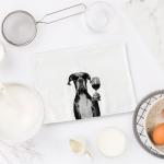 Funny Great Dane Wine Kitchen Towels for Dog Lovers
