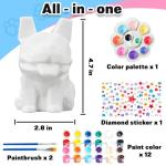 DIY Dog Bulldog Lamp Painting Kit for Kids