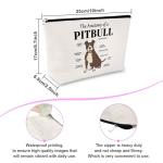 Pitbull Makeup Bag for Dog Lovers