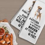Boxer Dog Kitchen Towels - Fun Decorative Set