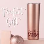 Dog Mom Rose Gold Insulated Tumbler 20 oz