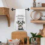Funny Schnauzer Kitchen Towels for Dog Lovers