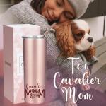 Dog Mom Rose Gold Insulated Tumbler 20 oz