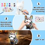 DIY Dog Bulldog Lamp Painting Kit for Kids