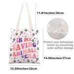 Large Veterinary Tote Bag for Animal Rescue Lovers