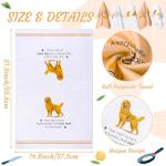Funny Golden Retriever Dish Towels – 5 Pack