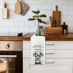 Funny Schnauzer Kitchen Towels for Dog Lovers