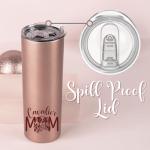 Dog Mom Rose Gold Insulated Tumbler 20 oz