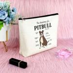 Pitbull Makeup Bag for Dog Lovers