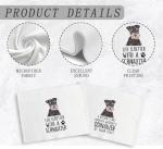 Schnauzer Kitchen Towels and Dishcloths Set