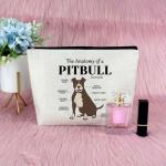 Pitbull Makeup Bag for Dog Lovers