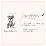 50 Funny Schnauzer Dog Stickers for Everyone
