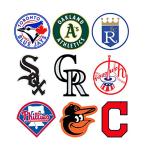 MLB Team Logo Stickers - Waterproof Vinyl 30 Pack