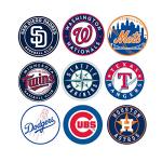 MLB Team Logo Stickers - Waterproof Vinyl 30 Pack