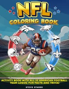 NFL Coloring Book for Dog Lovers and Fans