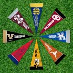 NCAA SEC Mini Pennant Set for Dogs