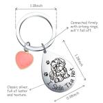Shih Tzu Keychain for Dog Lovers and Moms