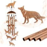 German Shepherd Wind Chimes - Perfect Outdoor Decor