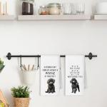 Poodle Kitchen Towels Set - Perfect Dog Lover Gift