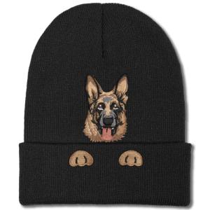 German Shepherd Beanie Hat for Dog Lovers