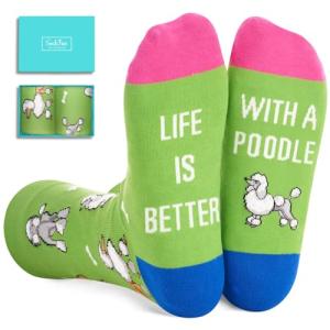 Funny Poodle Socks for Dog Lovers
