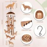 German Shepherd Wind Chimes - Perfect Outdoor Decor