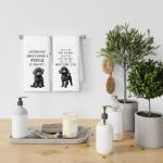 Poodle Kitchen Towels Set - Perfect Dog Lover Gift