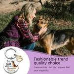German Shepherd Keychain Charm for Dog Lovers