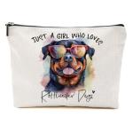 Rottweiler Makeup Bag for Dog Lovers