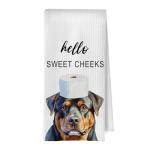 Funny Rottweiler Bathroom Towels for Dog Lovers