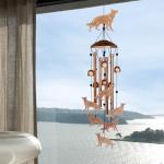 German Shepherd Wind Chimes - Perfect Outdoor Decor