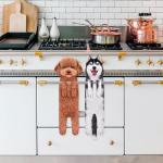 Funny Poodle Dog Hand Towels for Dog Lovers