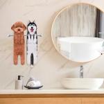 Funny Poodle Dog Hand Towels for Dog Lovers