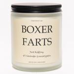Boxer Dog Candle Gift with Lavender & Eucalyptus