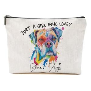Boxer Dog Makeup Bag for Animal Lovers