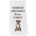 Funny Boxer Dog Dish Towels for Dog Lovers