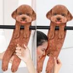Funny Poodle Dog Hand Towels for Dog Lovers