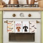 Dachshund Kitchen Towels - Set of 4