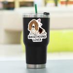 100 Waterproof Basset Hound Stickers Pack